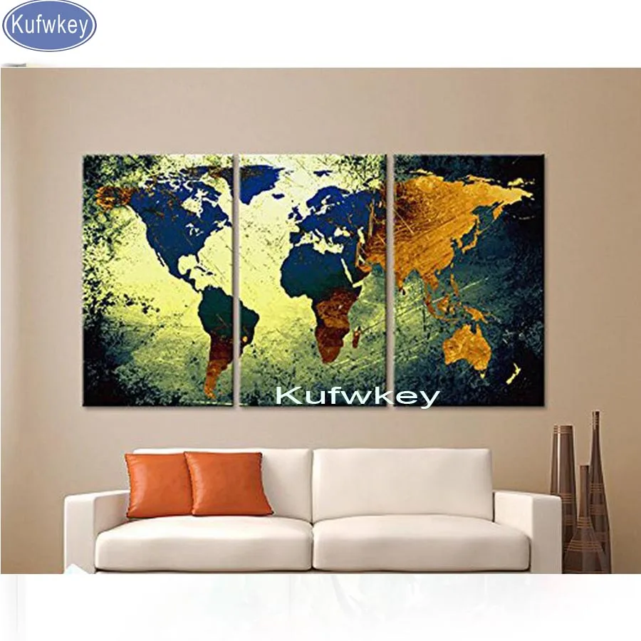 Vintage World Map,5d diy diamond Painting 3pcs,Cross Stitch,Full embroidery diamond mosaic Wall Picture For Living Room stickers
Vintage World Map,5d diy diamond Painting 3pcs,Cross Stitch,Full embroidery diamond mosaic Wall Picture For Living Room stickers