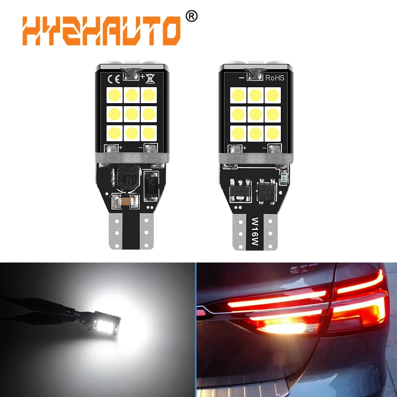 2Pcs T15 W16W LED Canbus Lights White 1200Lm 3030 24 SMD Car Back-up Lamp Reserve Lights Error Free Super Bright 12V 24V
2Pcs T15 W16W LED Canbus Lights White 1200Lm 3030 24 SMD Car Back-up Lamp Reserve Lights Error Free Super Bright 12V 24V