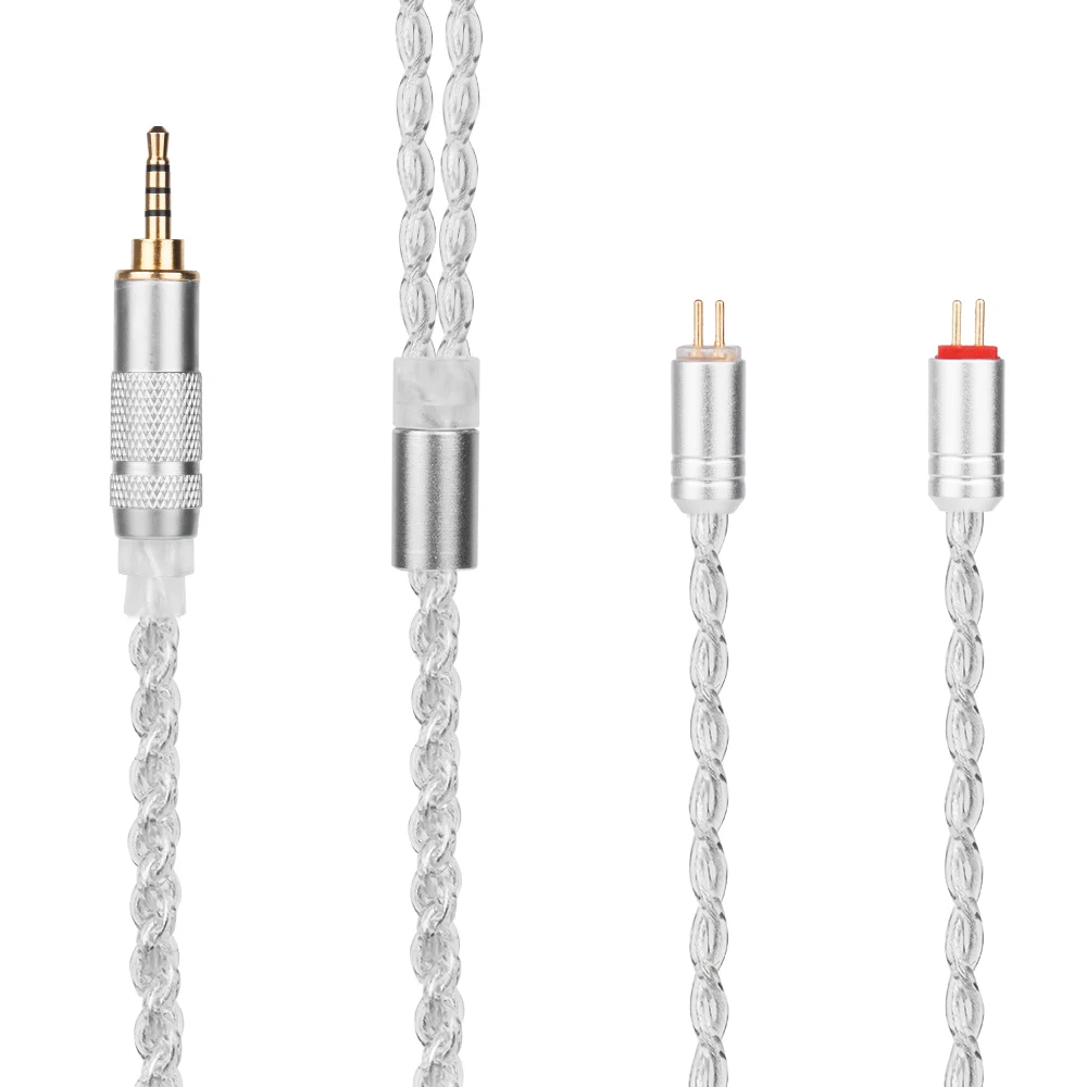 Yinyoo H3 H5 4 Core Silver Plated Upgrade Earphone Cable MMCX/2PIN 3.5/2.5/4.4mm Plug For TRI I3 Pro KBEAR Aurora KZ BLON iem
Yinyoo H3 H5 4 Core Silver Plated Upgrade Earphone Cable MMCX/2PIN 3.5/2.5/4.4mm Plug For TRI I3 Pro KBEAR Aurora KZ BLON iem
