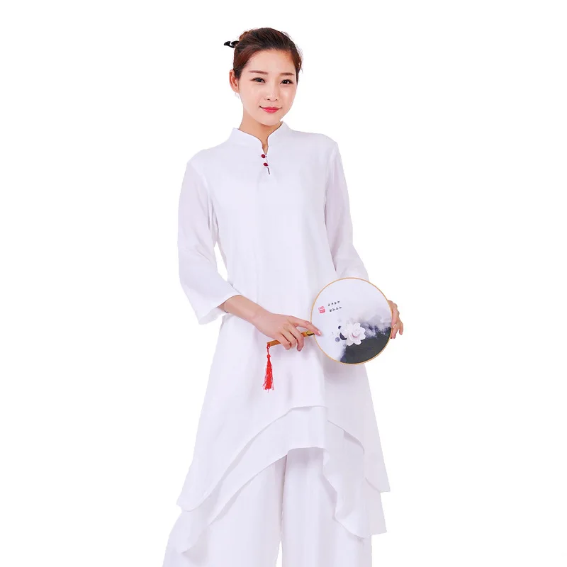 Chinese Traditional Costume Tang Suit Men Kung Fu Suit Wu Shu Uniform Tai Chi Clothing White Shirt+Pants Martial Arts Suit
Chinese Traditional Costume Tang Suit Men Kung Fu Suit Wu Shu Uniform Tai Chi Clothing White Shirt+Pants Martial Arts Suit