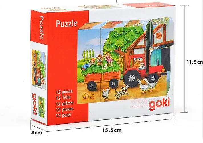 12pcs Kids wooden blocks assemble cartoon blocks 6 sides 15.5*11.5*4cm birthday gifts Christmas gifts Children educational toys
12pcs Kids wooden blocks assemble cartoon blocks 6 sides 15.5*11.5*4cm birthday gifts Christmas gifts Children educational toys