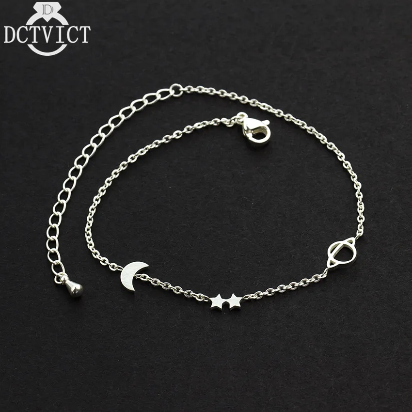 DCTVICT 10pcs/lot Celestial Jewelry Star Moon Bracelet Globe Charm Pulseiras Masculina Stainless Steel Hand Link Christmas Gift
DCTVICT 10pcs/lot Celestial Jewelry Star Moon Bracelet Globe Charm Pulseiras Masculina Stainless Steel Hand Link Christmas Gift