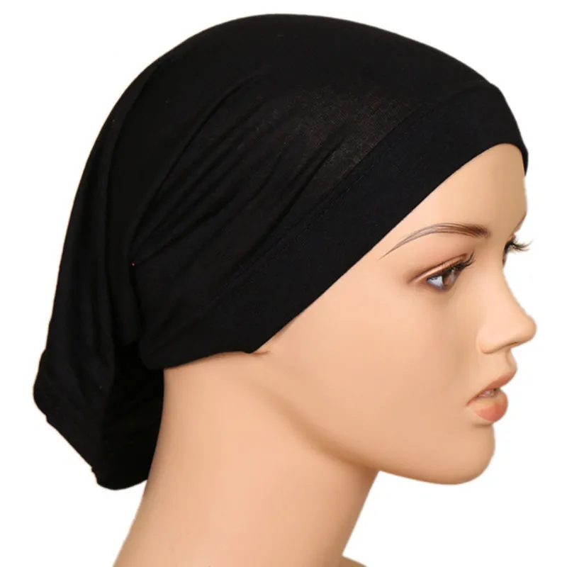 Высококачественный мусульманский женский шарф Hijabs головной платок кепка для