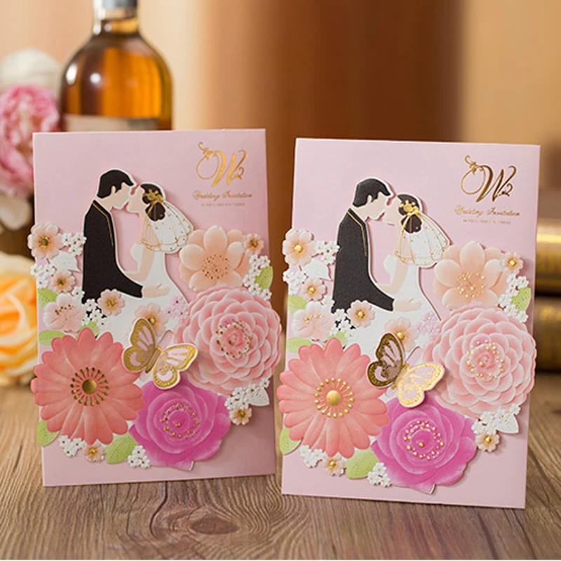 (30 pieces/lot) Colorful Flower Wedding Invitation Card Bride And Groom 3D Pop Up Marriage Greeting Cards With Envelope CX073
(30 pieces/lot) Colorful Flower Wedding Invitation Card Bride And Groom 3D Pop Up Marriage Greeting Cards With Envelope CX073