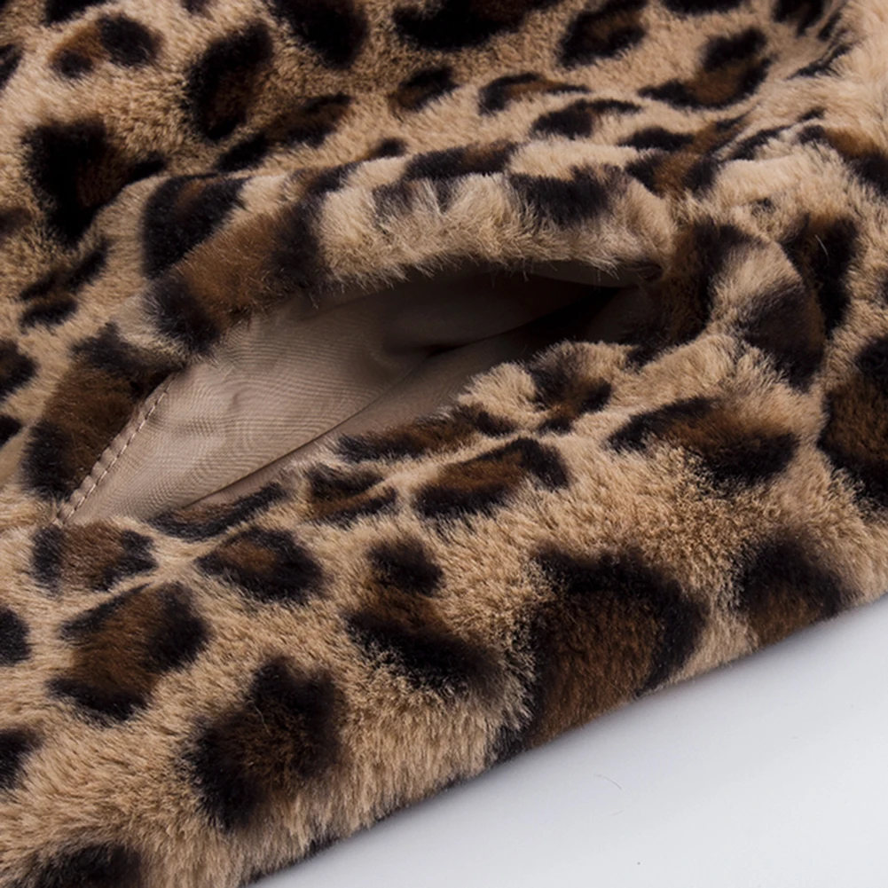 Luxury Leopard Coats Women 2021 Faux Fur Winter Warm Plush Jacket Fashion Artificial Fur Women's Outwear Teddy Bear Hooded Hot
Luxury Leopard Coats Women 2021 Faux Fur Winter Warm Plush Jacket Fashion Artificial Fur Women's Outwear Teddy Bear Hooded Hot