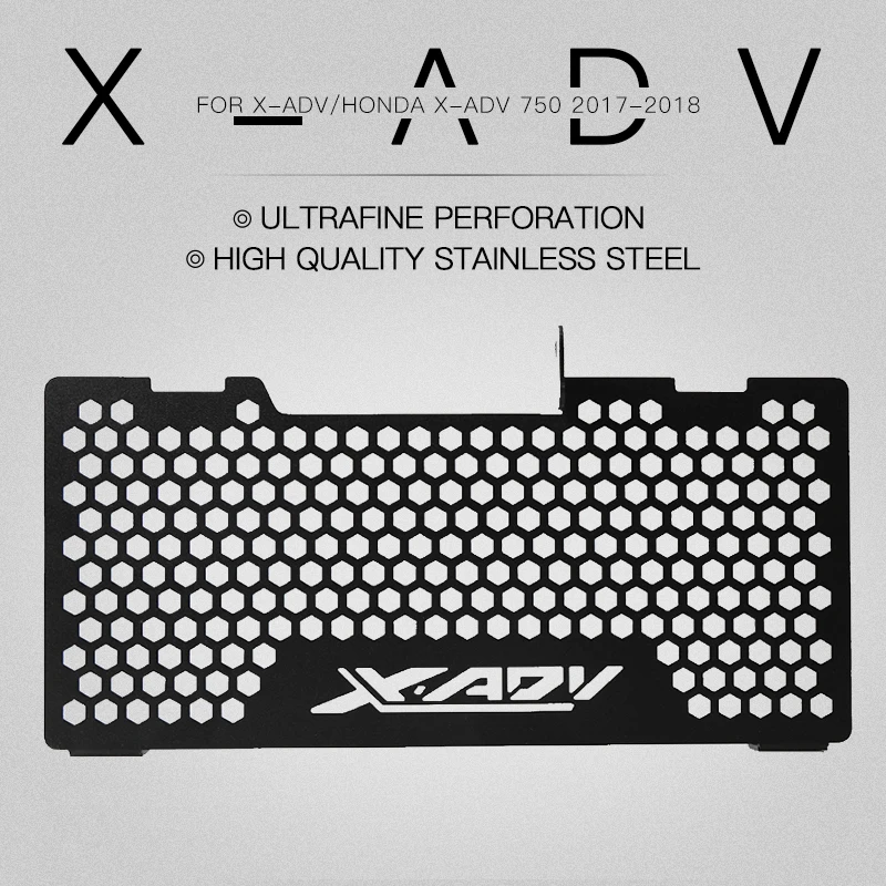 Montorcycle black Accessories Radiator Grille Guard Cover Protector Grille for honda x-adv/HONDA X-ADV 750 2017-2018 logo X-ADV
Montorcycle black Accessories Radiator Grille Guard Cover Protector Grille for honda x-adv/HONDA X-ADV 750 2017-2018 logo X-ADV