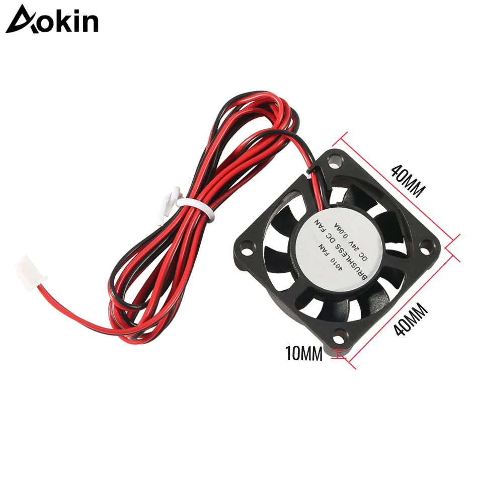 40x40x10mm 4010 fans 12V 24V Brushless DC Fans for heatsink cooler cooling radiator for 3d printer parts 4010 Cooling Fan
40x40x10mm 4010 fans 12V 24V Brushless DC Fans for heatsink cooler cooling radiator for 3d printer parts 4010 Cooling Fan