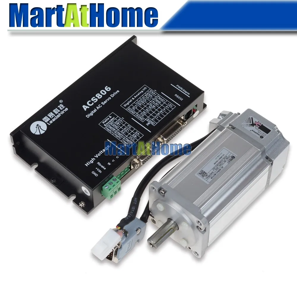 200W 36V 4000 RPM 1.91NM CNC Leadshine Brushless Servo Driver Kit - Servo Driver ACS806 & Servo Motor ACM602V36 #SM412 @SD
200W 36V 4000 RPM 1.91NM CNC Leadshine Brushless Servo Driver Kit - Servo Driver ACS806 & Servo Motor ACM602V36 #SM412 @SD