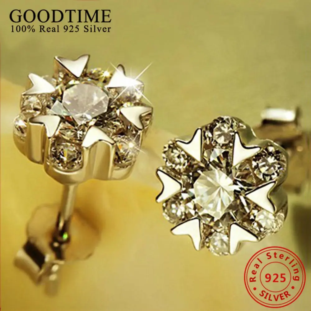 100% Real Genuine 925 Sterling Earrings Jewelry Solid 925 Silver Snowflake Stud Earrings Brincos fashion women jewelry E0049
100% Real Genuine 925 Sterling Earrings Jewelry Solid 925 Silver Snowflake Stud Earrings Brincos fashion women jewelry E0049
