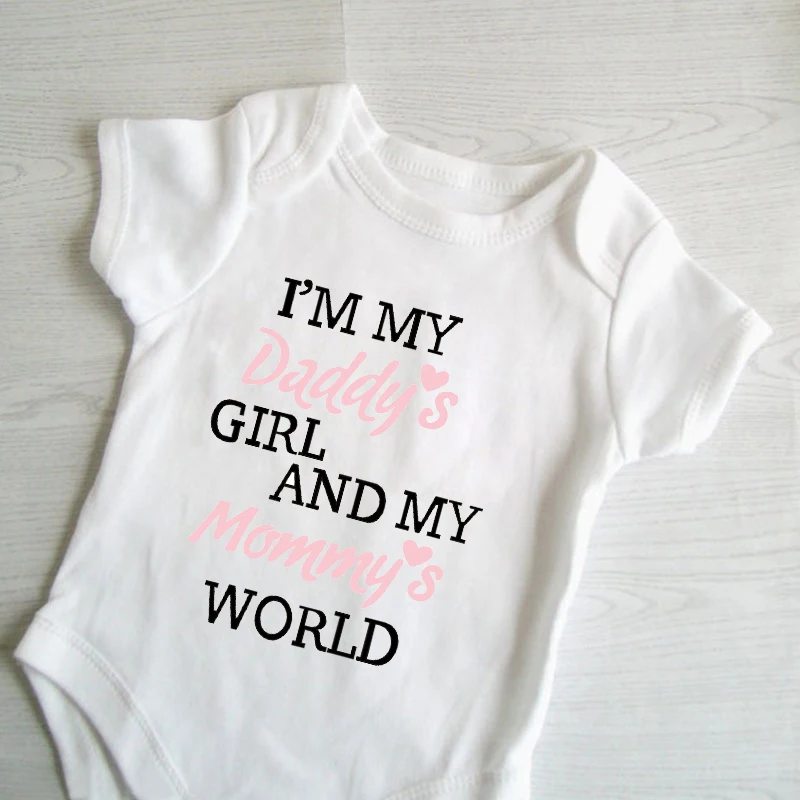 Daddy Mommy Love Me Onesie Newborn Baby Girl Romper Jumpsuit Summer Cotton Toddler Girl Short Sleeve Outfit 0-24M
Daddy Mommy Love Me Onesie Newborn Baby Girl Romper Jumpsuit Summer Cotton Toddler Girl Short Sleeve Outfit 0-24M