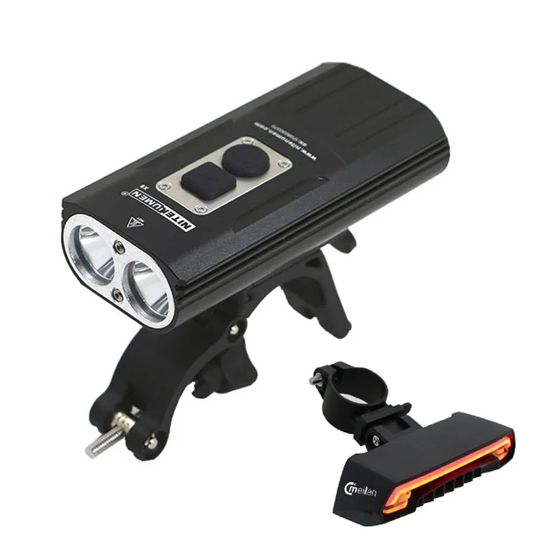 Bicycle Light Front Flashlight XM-L2 torch High Power Cycling LED & USB Recharge meilan X5 Wireless Bike light Rear laser lights
Bicycle Light Front Flashlight XM-L2 torch High Power Cycling LED & USB Recharge meilan X5 Wireless Bike light Rear laser lights