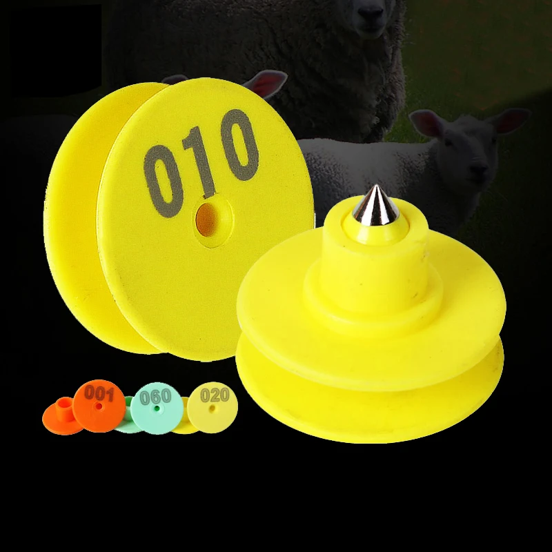 Defense Shedding Pig Ear Tag with Animal Code Sheep Identification Card Round Ear Sign
Defense Shedding Pig Ear Tag with Animal Code Sheep Identification Card Round Ear Sign