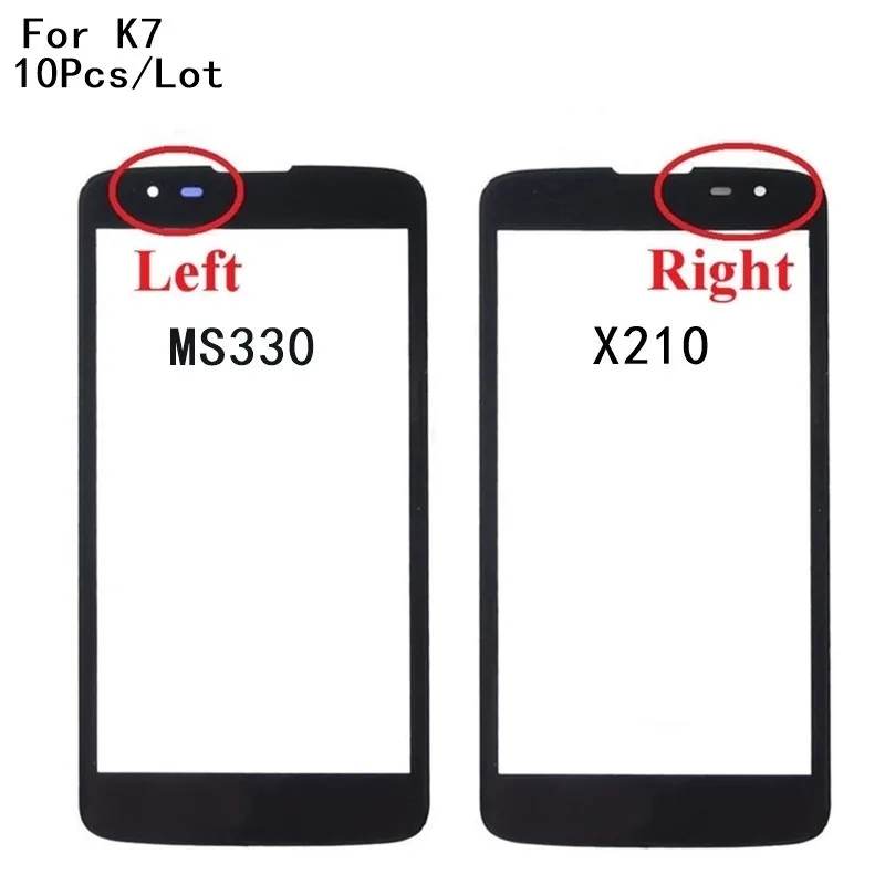 10Pcs/Lot New Front Screen Outer Glass Touch Outer Cover Panel LENS For LG K7 X210 X210DS MS330 Tribute 5 LS675 Touch screen
10Pcs/Lot New Front Screen Outer Glass Touch Outer Cover Panel LENS For LG K7 X210 X210DS MS330 Tribute 5 LS675 Touch screen