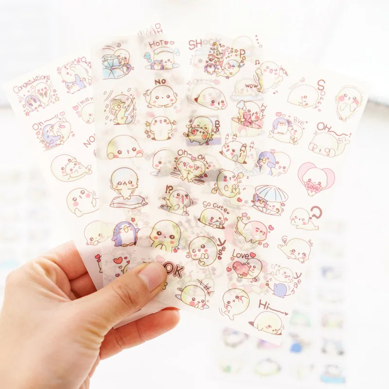 6 PCS Lovely Small Sea Lion Children Stationery Stickers For DIY Albums Scrapbooking Diary Decoration Cartoon Depicting
6 PCS Lovely Small Sea Lion Children Stationery Stickers For DIY Albums Scrapbooking Diary Decoration Cartoon Depicting