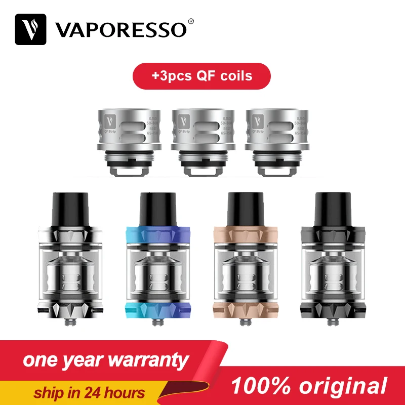 Vaporesso SKRR-S Мини вейп Танк 3 5 мл емкость танк с шт QF сетки и полосы в рулоне подходят