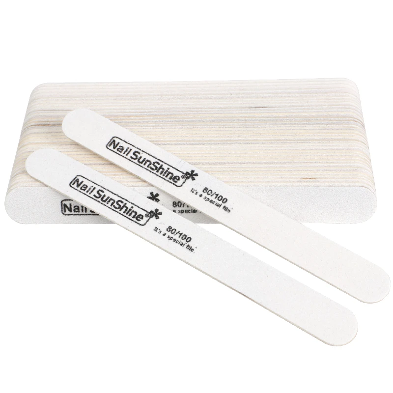 100pcs Professional Wooden Nail File White Lime Manicure 80/100 Sanding Polish Buffer Straight thick Acrylic de limas Nail Tool
100pcs Professional Wooden Nail File White Lime Manicure 80/100 Sanding Polish Buffer Straight thick Acrylic de limas Nail Tool
