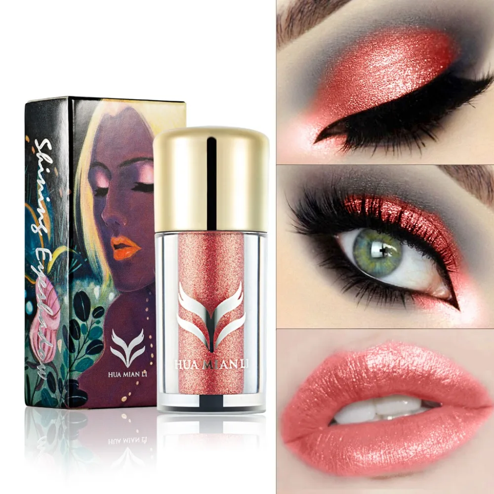 Новые Блестящие Хрустальные Тени для век макияж Водонепроницаемый Shimmer Eyes