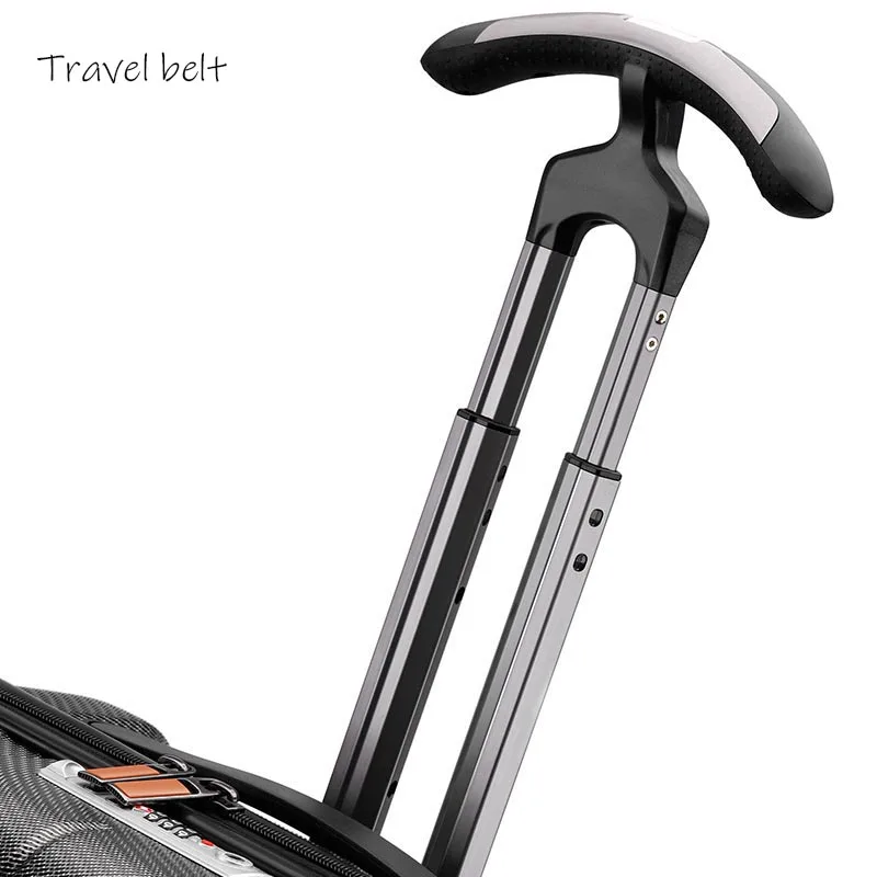 Large volume, single lever Rolling Luggage Spinner brand Travel Bags Business long distance travel Suitcase Wheels
