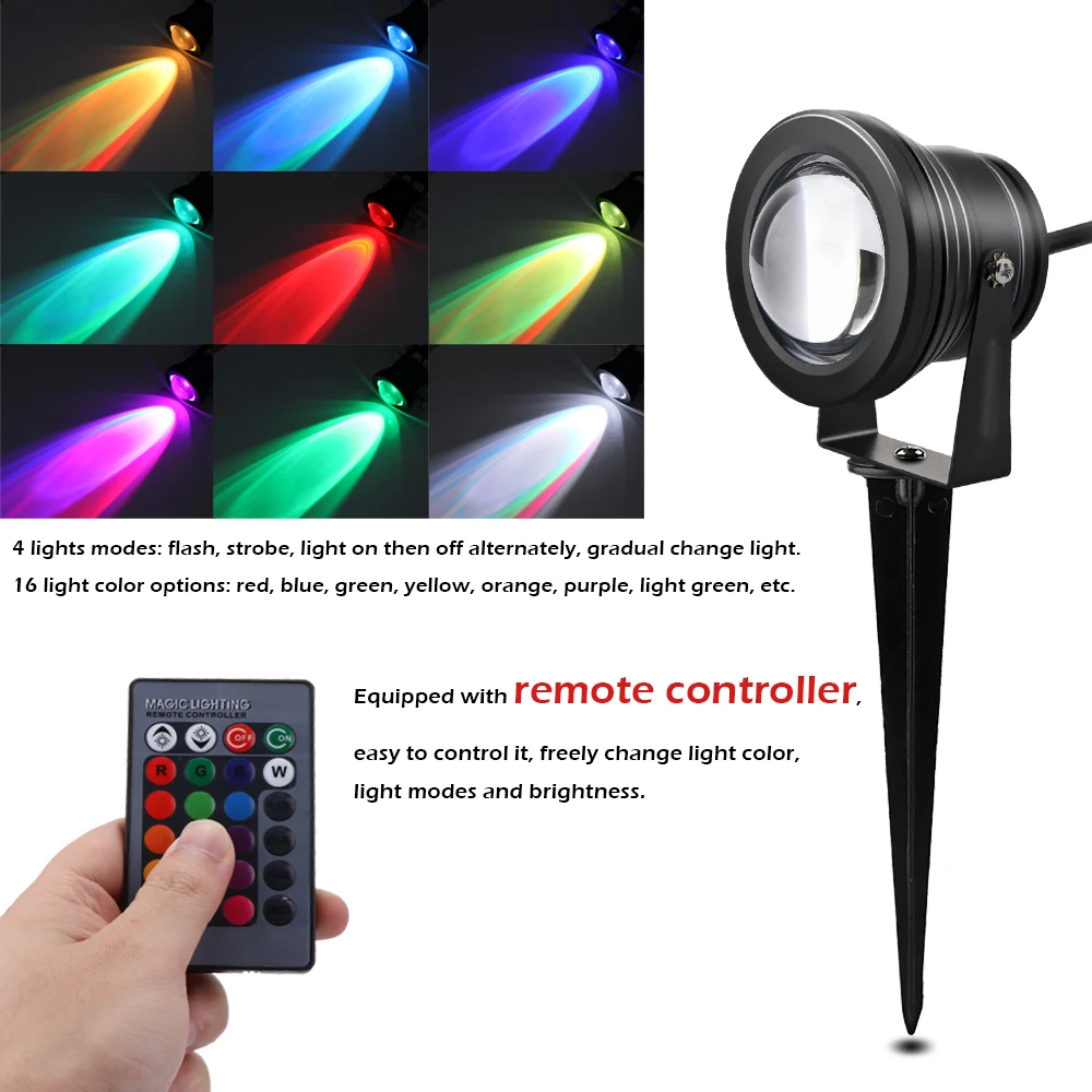 10 Вт RGB светодиодный газонный светильник дистанционного Управление садовый светильник s открытый монитор с сенсорным экраном с шипами для д...
10 Вт RGB светодиодный газонный светильник дистанционного Управление садовый светильник s открытый монитор с сенсорным экраном с шипами для д...
