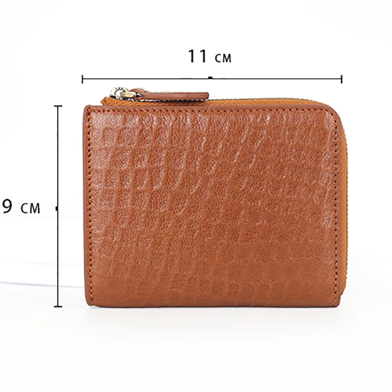 AETOO Head cowhide Wallet male embossing Leather card bag female coin bag L type zipper small wallet
AETOO Head cowhide Wallet male embossing Leather card bag female coin bag L type zipper small wallet