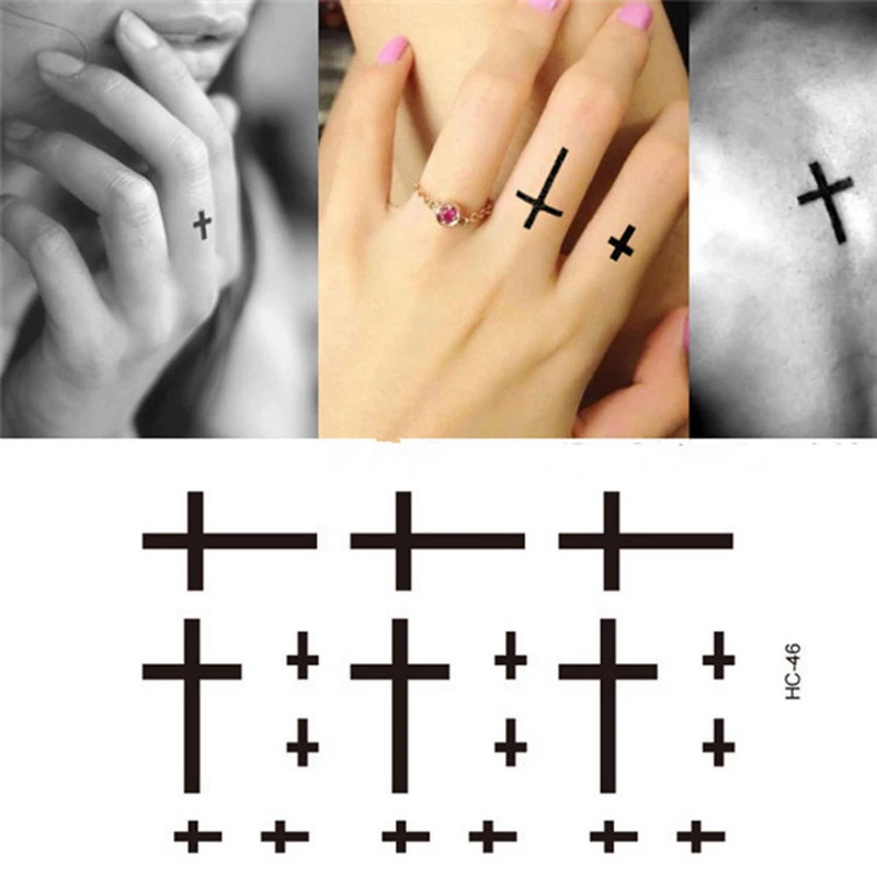 Shellhard Nen And Women Cute Removable Cross Waterproof Temporary Tattoo Sticker Body Arm Art Small Cross Tattoos Stickers
Shellhard Nen And Women Cute Removable Cross Waterproof Temporary Tattoo Sticker Body Arm Art Small Cross Tattoos Stickers