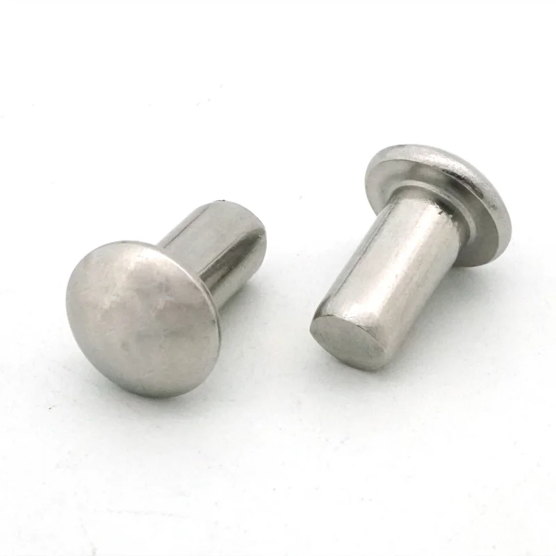 

20pcs M4 stainless steel semicircular head rivet solid rivet household solids round cap decoration bolts 16mm-30mm length