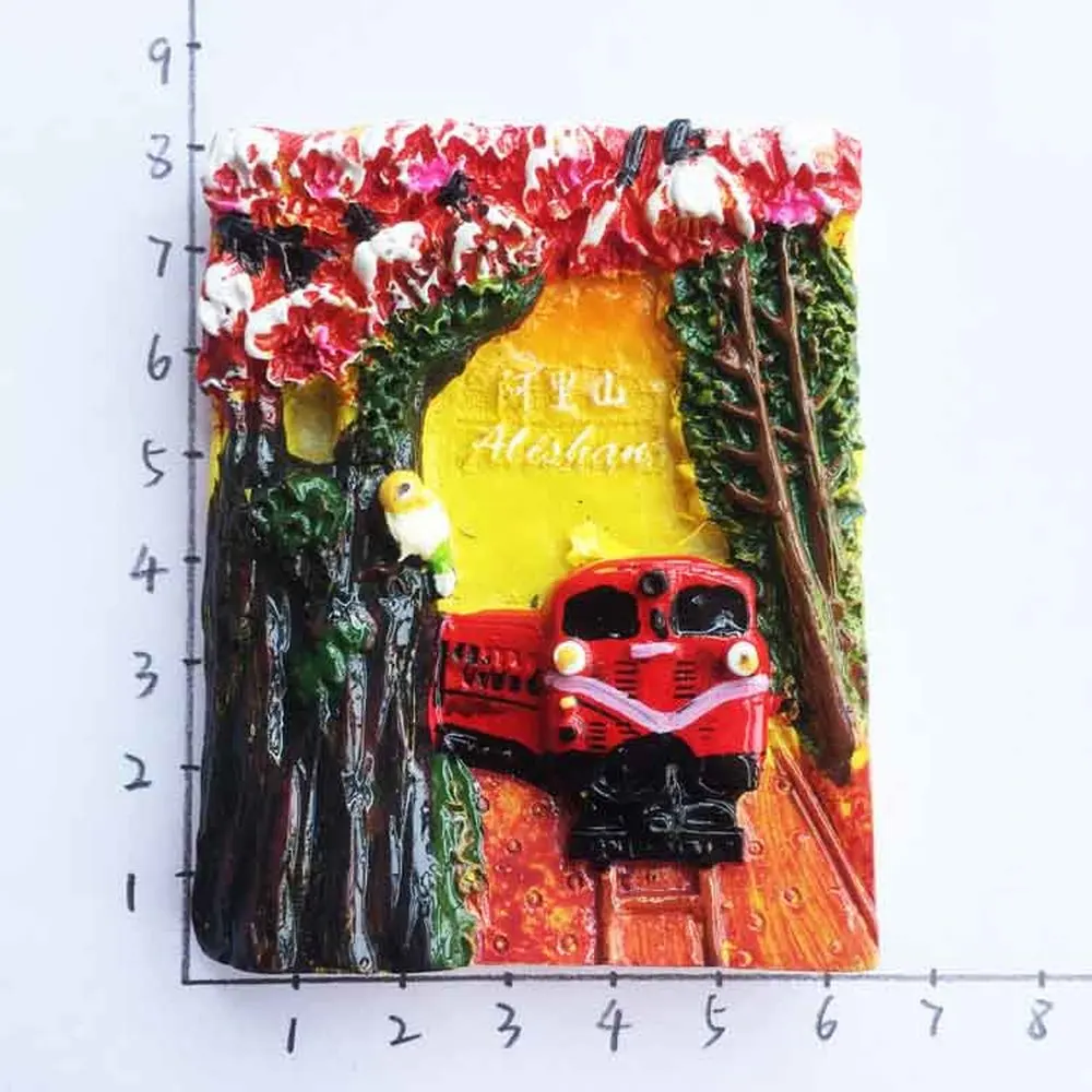 Taiwan China Fridge Magnets Ali Mountain 3D Handmade Sakura Train Refrigerator Magnetic Stickers Creative Tourism Souvenirs Gift
Taiwan China Fridge Magnets Ali Mountain 3D Handmade Sakura Train Refrigerator Magnetic Stickers Creative Tourism Souvenirs Gift
