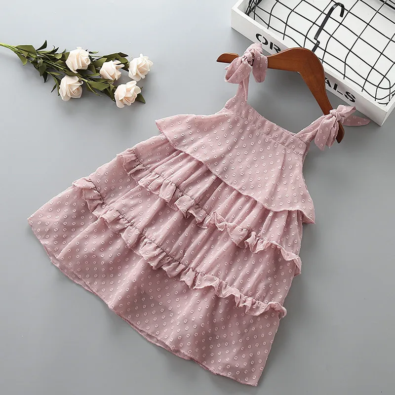 2-7 years High quality girl dress 2019 new summer fashion bow solid ruched kid children girl clothing party princess dress
2-7 years High quality girl dress 2019 new summer fashion bow solid ruched kid children girl clothing party princess dress