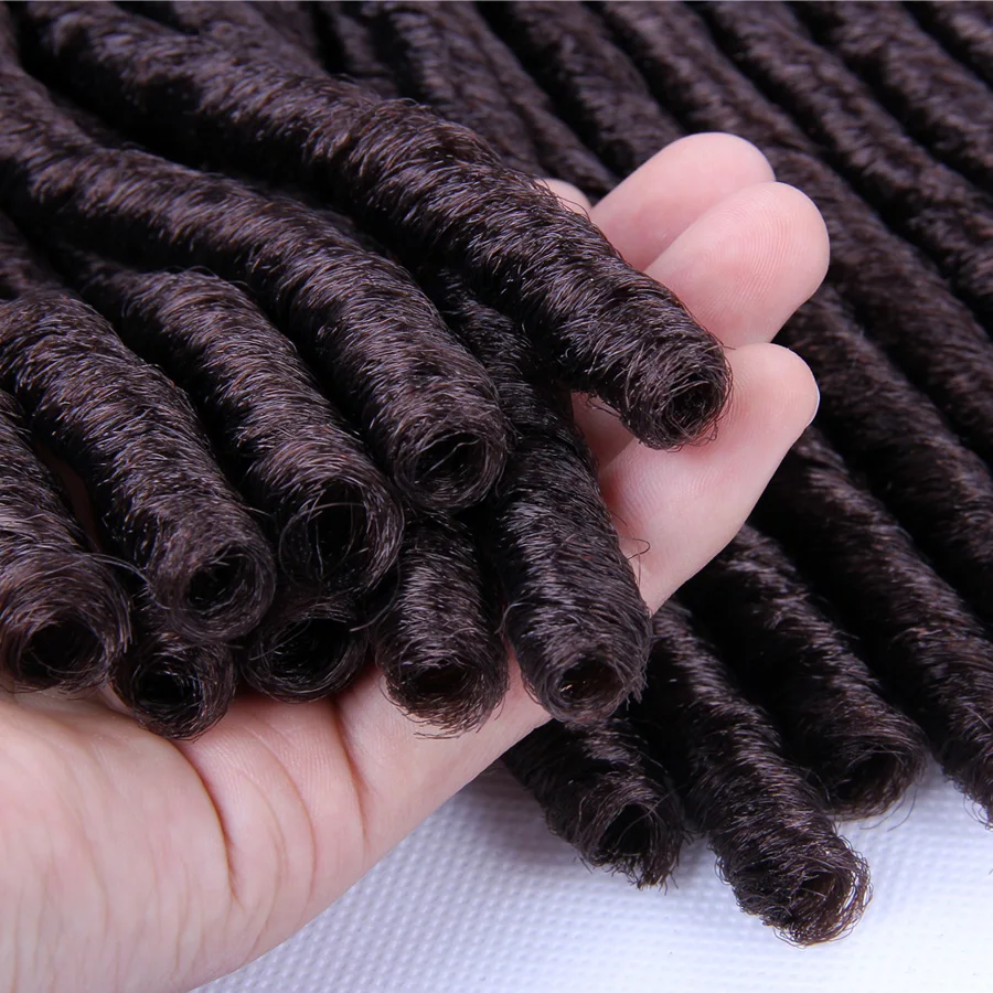 FALEMEI 14inch crochet hair soft Dreadlocks Crochet Braid Hair Extensions Synthetic Dread Hairstyles Black Crochet Reggae Hair
FALEMEI 14inch crochet hair soft Dreadlocks Crochet Braid Hair Extensions Synthetic Dread Hairstyles Black Crochet Reggae Hair