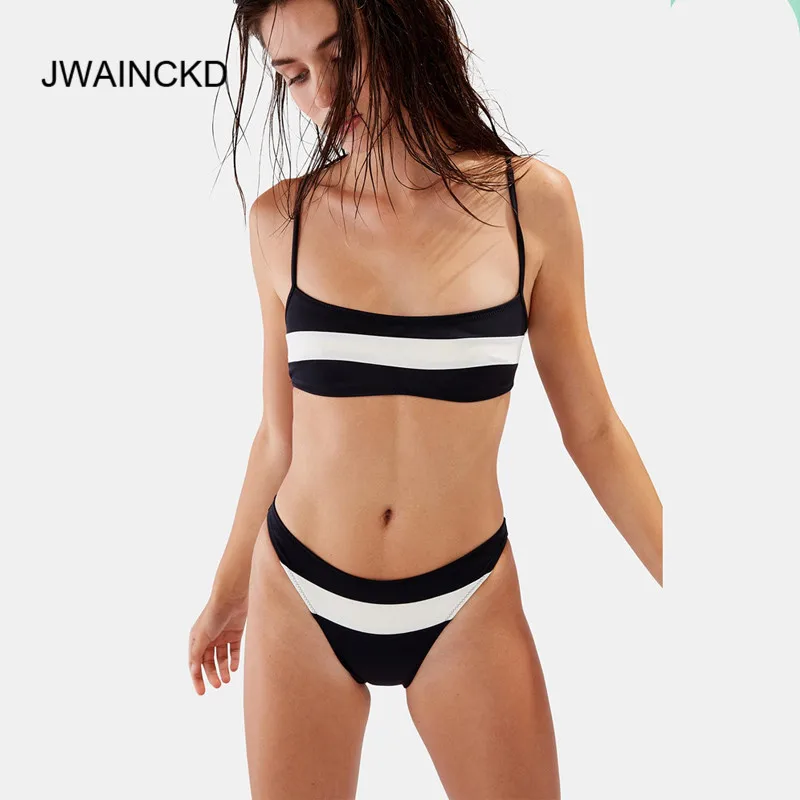 JWAINCKD Two Piece Swimsuit 2019 New Solid Patchwork Bikini Set Spaghetti Strap Biquini Women Bathing Suit With Padded Swimwear
JWAINCKD Two Piece Swimsuit 2019 New Solid Patchwork Bikini Set Spaghetti Strap Biquini Women Bathing Suit With Padded Swimwear