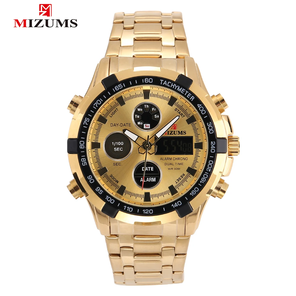 Classic LED Digital Quartz Watch For Men Golden Steel Band Waterproof Men's Sports Watches Casual Clock Male Japan Movt relogio
Classic LED Digital Quartz Watch For Men Golden Steel Band Waterproof Men's Sports Watches Casual Clock Male Japan Movt relogio