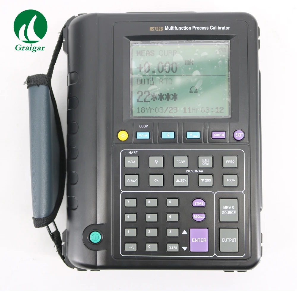 DC Current& DC Voltage Measurement Thermocouple Process Calibrator MS7226 Power Voltage: 24V
DC Current& DC Voltage Measurement Thermocouple Process Calibrator MS7226 Power Voltage: 24V