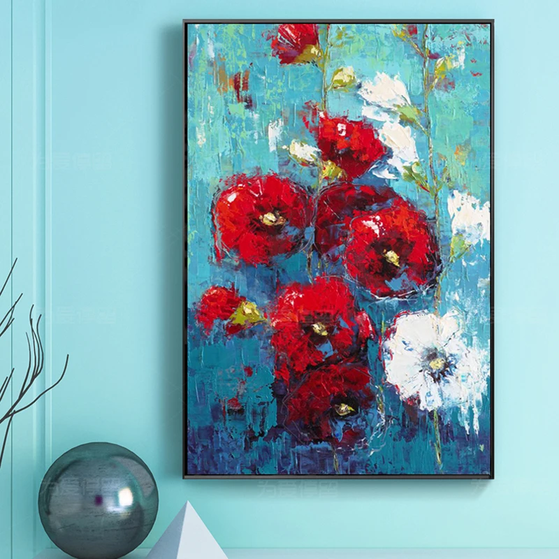 100% Hand Painted Abstract Flower Art Oil Painting On Canvas Wall Art Frameless Picture Decoration For Live Room Home Decor Gift
100% Hand Painted Abstract Flower Art Oil Painting On Canvas Wall Art Frameless Picture Decoration For Live Room Home Decor Gift