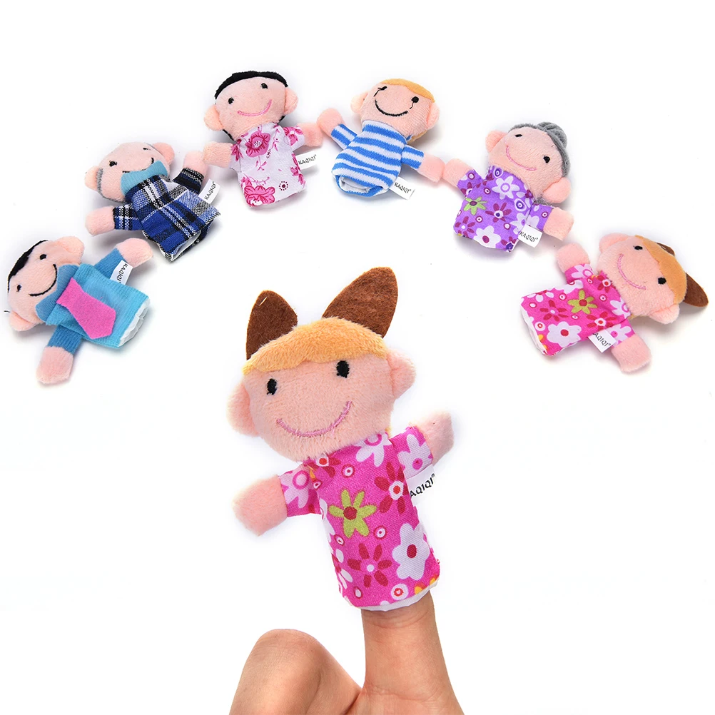 6Pcs/set New Funny Family Finger Puppets Cloth Doll Baby Educational Toy Finger Plush Finger Puppets Toys For Children Kids Gift
6Pcs/set New Funny Family Finger Puppets Cloth Doll Baby Educational Toy Finger Plush Finger Puppets Toys For Children Kids Gift