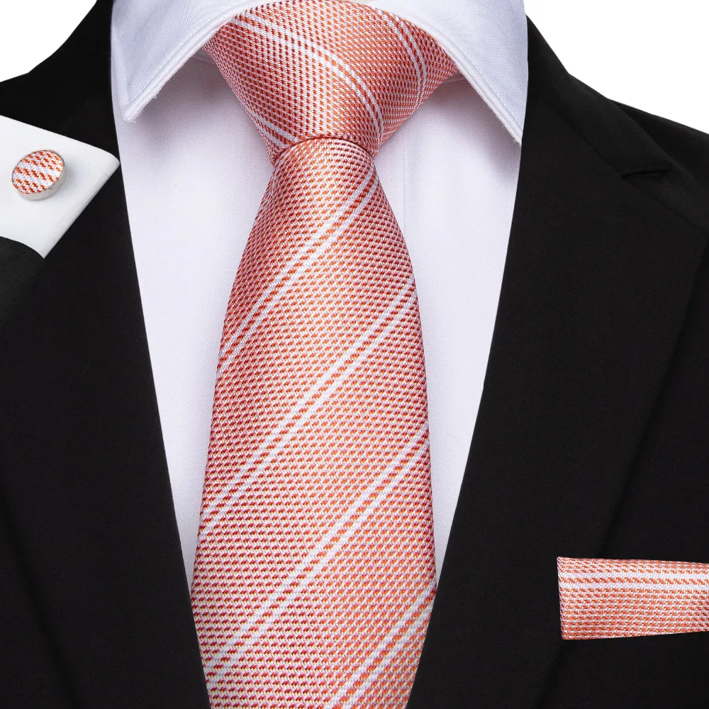 Striped Neck Tie Men Skinny Necktie Wedding Ties 100% Silk Polyester Pink Orange Fashion Mens Business Tie Accessories MJ-7098
Striped Neck Tie Men Skinny Necktie Wedding Ties 100% Silk Polyester Pink Orange Fashion Mens Business Tie Accessories MJ-7098