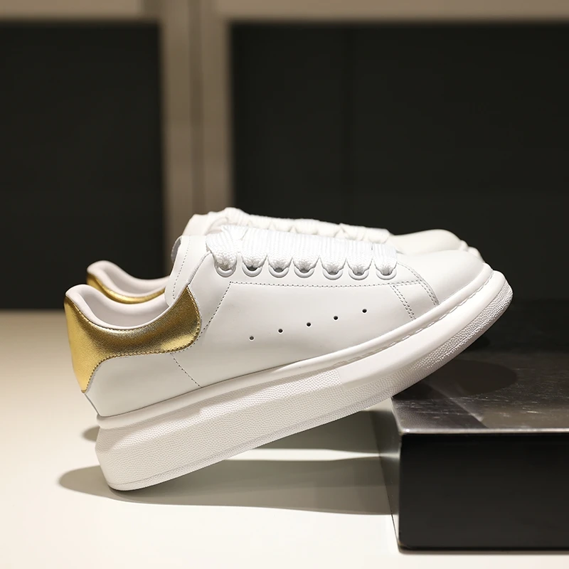 Buono Scarpe Brand Design Platform Lace White Sneakers Thick Heel Casual Creepers Shoes Genuine Leather Patchwork Women Sneakers
Buono Scarpe Brand Design Platform Lace White Sneakers Thick Heel Casual Creepers Shoes Genuine Leather Patchwork Women Sneakers