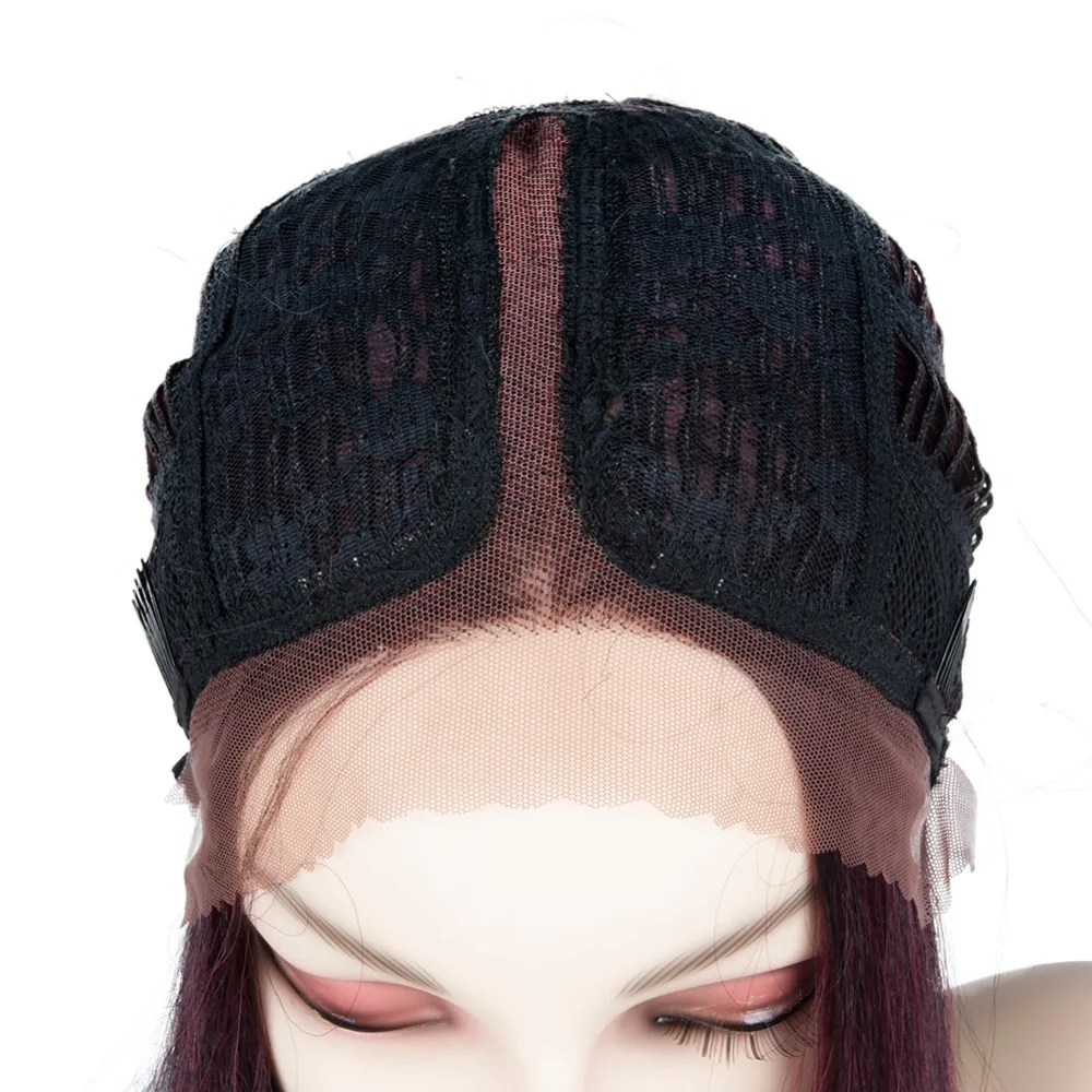 2019 In Vogue JINGFA beauty 40Inch Long Rose Synthetic Lace Front Wig for Women Heat Resistant Fiber | Шиньоны и парики