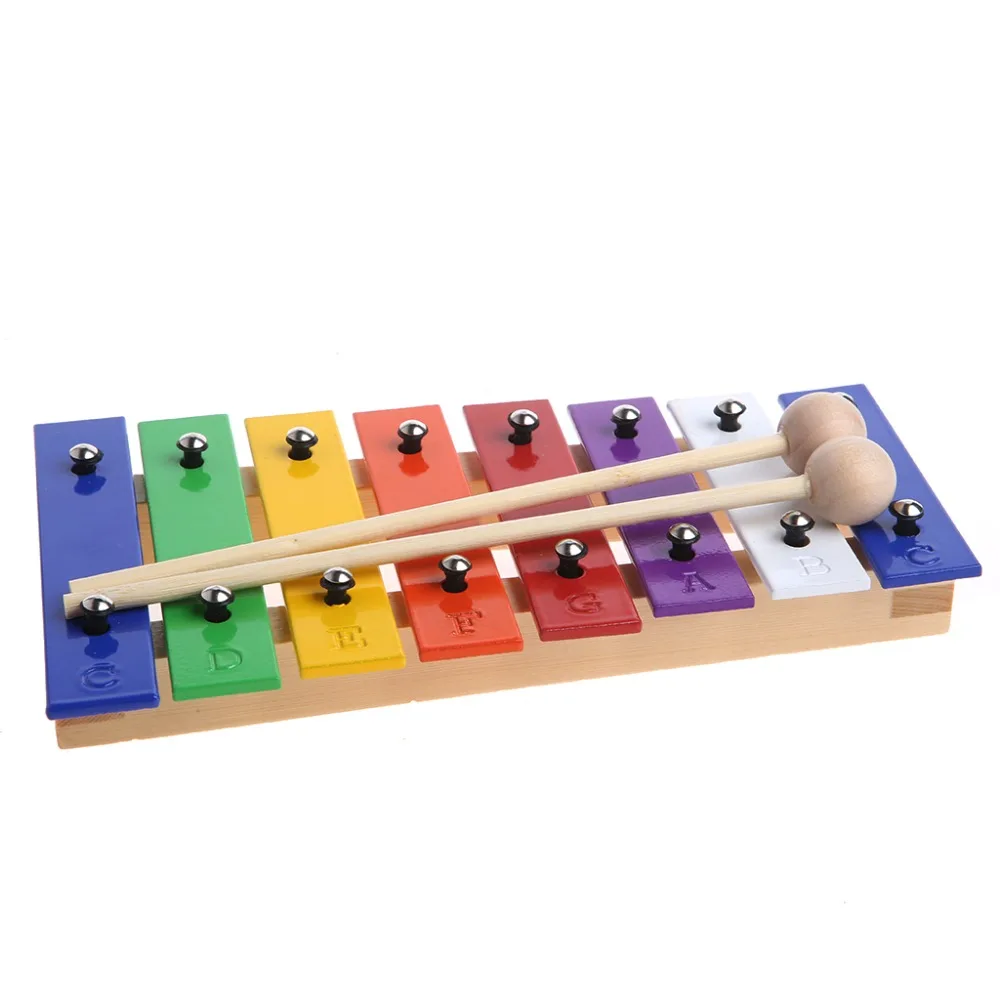 8 Notes Wooden Children Kid Xylo-phone Glockenspiel Musical Instrument Music Toy New
8 Notes Wooden Children Kid Xylo-phone Glockenspiel Musical Instrument Music Toy New