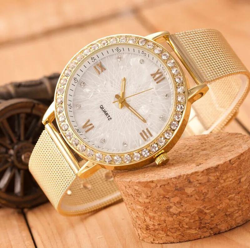 Best Selling Classy Women Sky starry Watch Ladies Crystal Roman Numerals Gold Mesh Band Wrist Watch 2019 Dropshipping Q
Best Selling Classy Women Sky starry Watch Ladies Crystal Roman Numerals Gold Mesh Band Wrist Watch 2019 Dropshipping Q