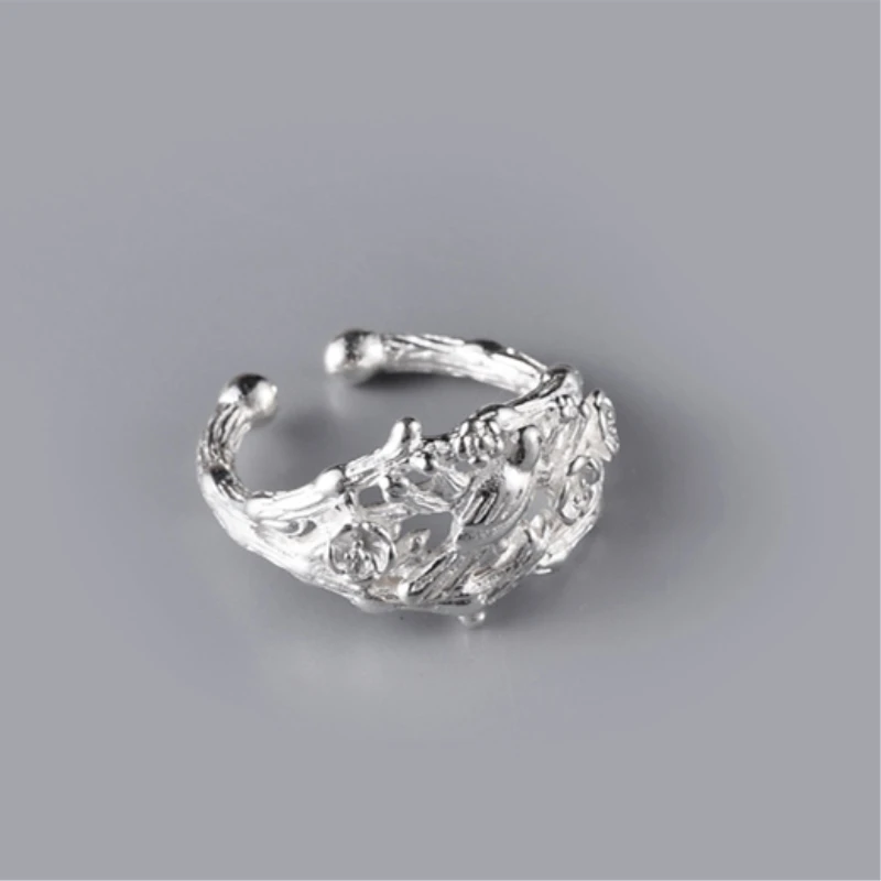925 Sterling Silver Literary BirdTemperament Personality Branch Fashion Simple Korea Female Resizable Opening Rings SRI162
925 Sterling Silver Literary BirdTemperament Personality Branch Fashion Simple Korea Female Resizable Opening Rings SRI162