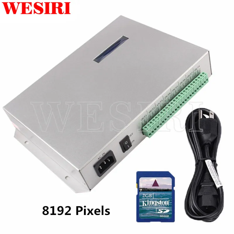 USB карта памяти 8 портов 8192 пикселей для WS2811 WS2801 WS2812B|Контролеры RGB| |