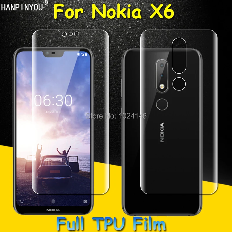 Мягкая прозрачная защитная пленка из ТПУ для Nokia X6 TA-1099, полное покрытие (не закаленное стекло)
Мягкая прозрачная защитная пленка из ТПУ для Nokia X6 TA-1099, полное покрытие (не закаленное стекло)