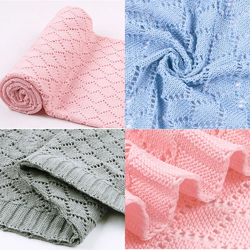 2019 Baby Blanket Boys And Girls Knitted Hollow Out Carpet 100*80Cm Baby Wind Cover Infant Toddler Sleep Bedding Quilt Blanket
2019 Baby Blanket Boys And Girls Knitted Hollow Out Carpet 100*80Cm Baby Wind Cover Infant Toddler Sleep Bedding Quilt Blanket