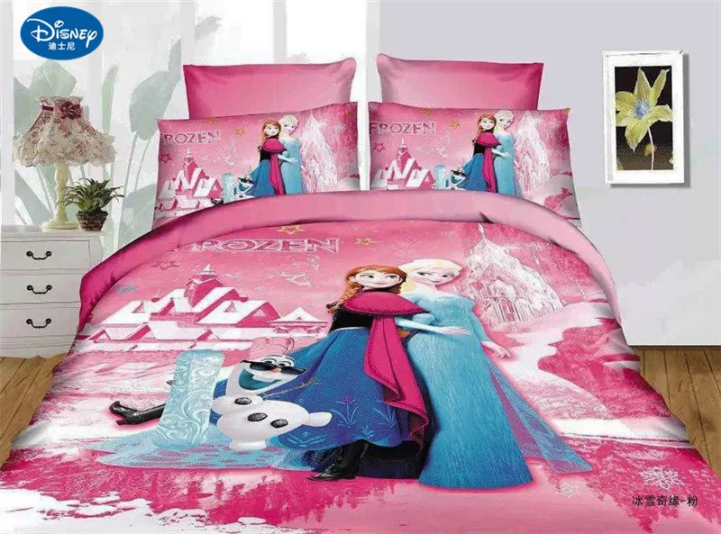 Disney Cotton Children Bedding Set Frozen Anna Elsa Home textile Girl bed set dorm room bedding bag pillowcase sheet kids gift
Disney Cotton Children Bedding Set Frozen Anna Elsa Home textile Girl bed set dorm room bedding bag pillowcase sheet kids gift