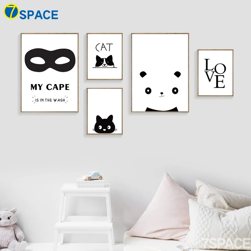Cartoon Cat Panda Quotes Nordic Posters And Prints Wall Art Canvas Painting Black White Canvas Art Wall Pictures Kids Room Decor
Cartoon Cat Panda Quotes Nordic Posters And Prints Wall Art Canvas Painting Black White Canvas Art Wall Pictures Kids Room Decor