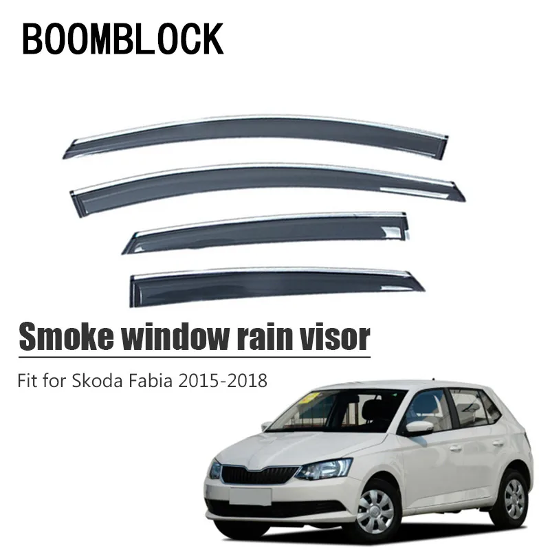 BOOMBLOCK 4pcs Car Covers Window Visor Sun Rain Wind Deflector Awning Shield ABS For Skoda Fabia 2015 2016 2017 2018
BOOMBLOCK 4pcs Car Covers Window Visor Sun Rain Wind Deflector Awning Shield ABS For Skoda Fabia 2015 2016 2017 2018