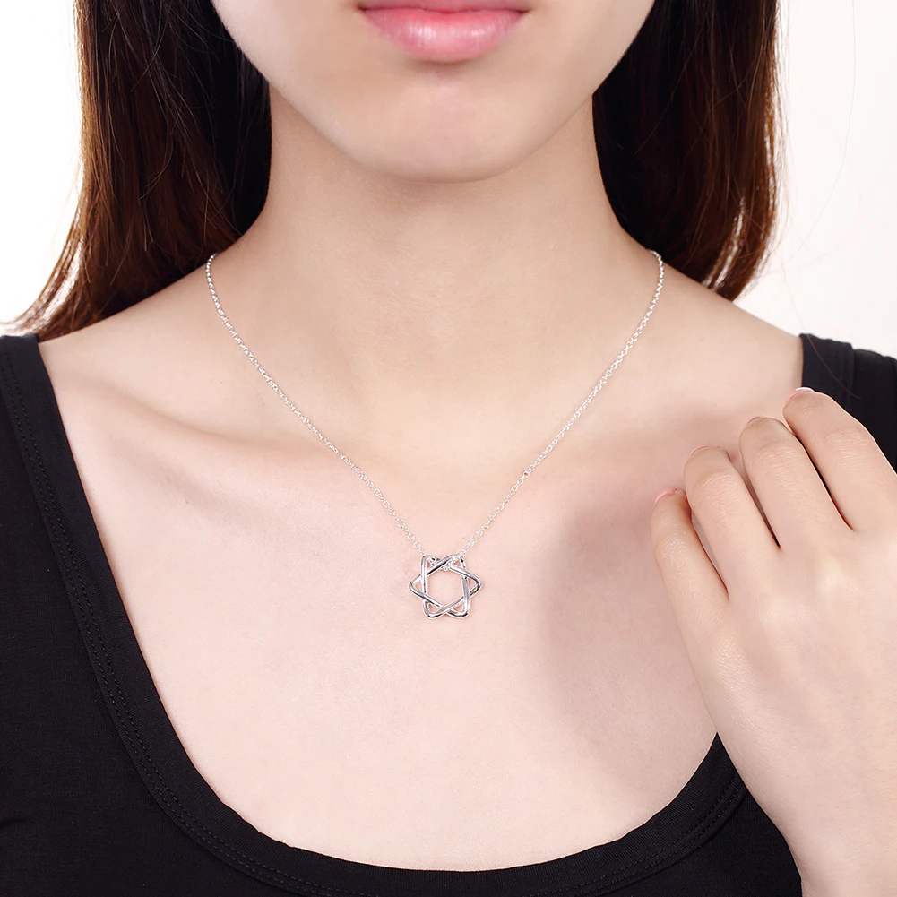 Hot Sale Big stellar Pendant Necklaces For Women Silver Plated Fashion Jewelry Cross Hexagonal Flower Necklace
Hot Sale Big stellar Pendant Necklaces For Women Silver Plated Fashion Jewelry Cross Hexagonal Flower Necklace