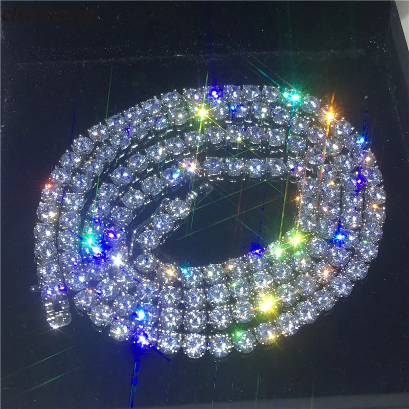 choucong Handmade Female Tennis Necklace 4mm AAAAA Cz Silver Color Party Necklace for women Bridal Wedding Accessory Jewelry
choucong Handmade Female Tennis Necklace 4mm AAAAA Cz Silver Color Party Necklace for women Bridal Wedding Accessory Jewelry