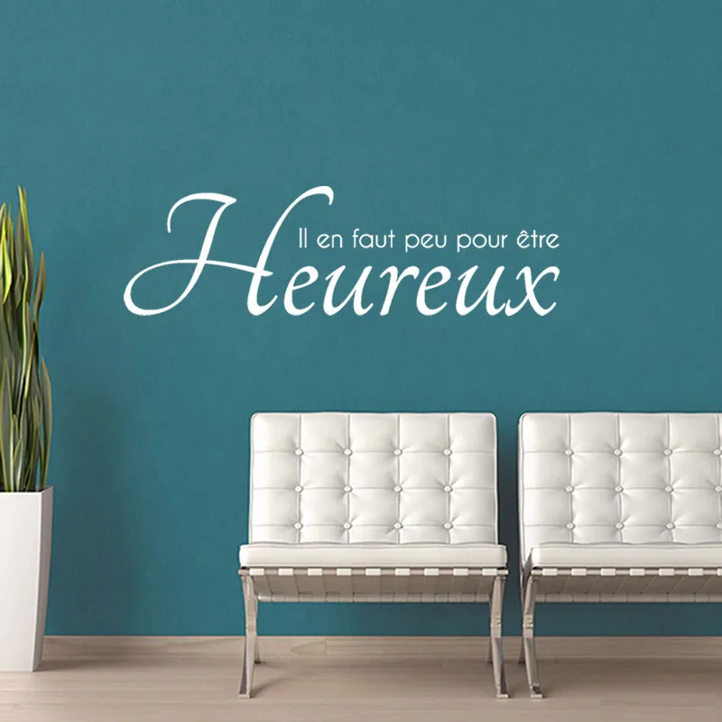 Stickers Be Happy Vinyl Wall Decal Mural Art Wallpaper Living Room Home Decor Poster French Quote House Decoration 20 cm x 66 cm
Stickers Be Happy Vinyl Wall Decal Mural Art Wallpaper Living Room Home Decor Poster French Quote House Decoration 20 cm x 66 cm