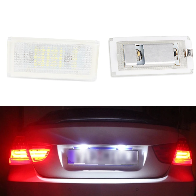 FISHBERG белый 6000k 3528 SMD для BMW Led Автомобильный номерной знак лампа номерного знака e46